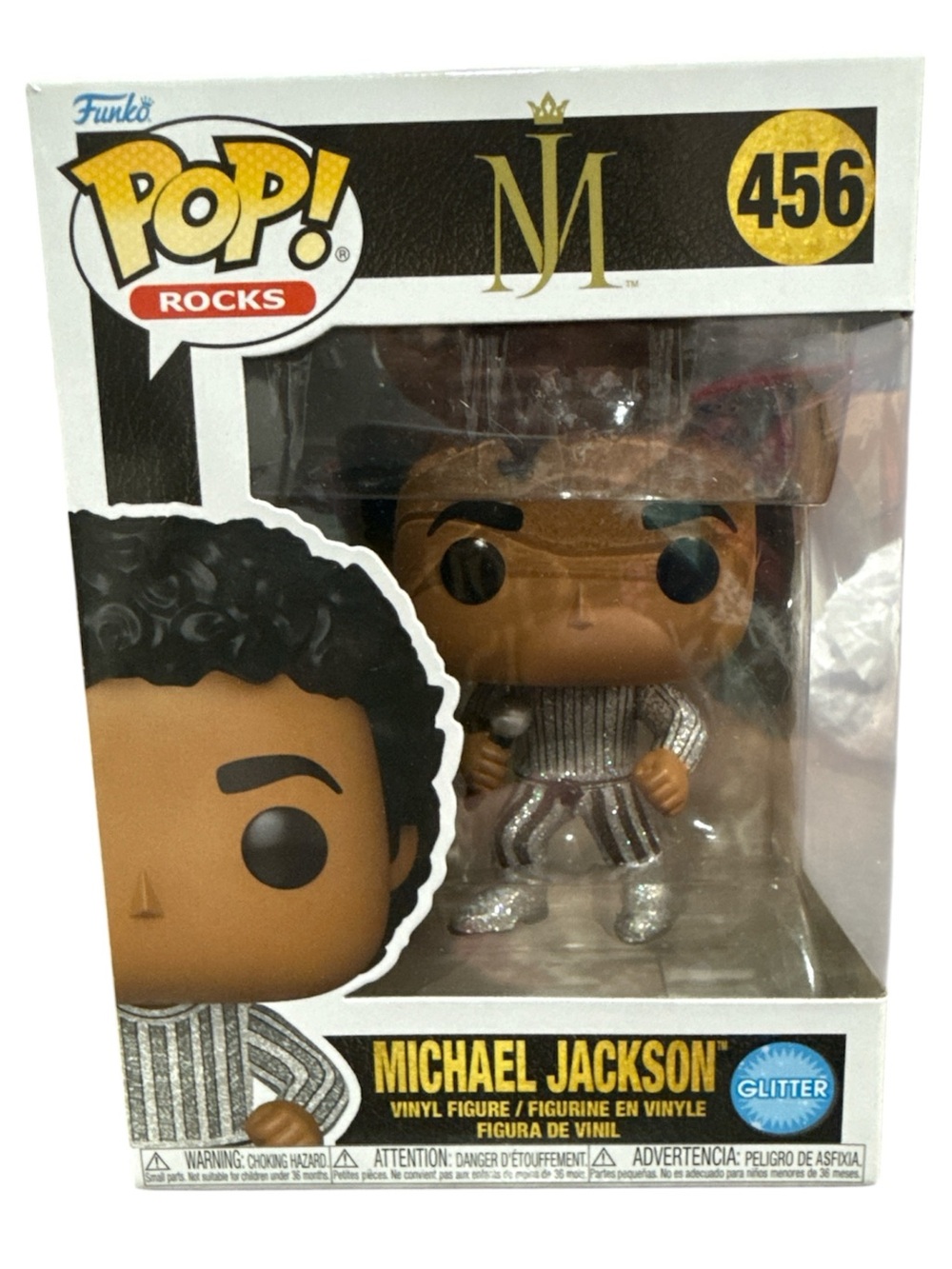 Michael Jackson Rocks Glitter #456 Funko Pop! PSA 10 GEM MINT